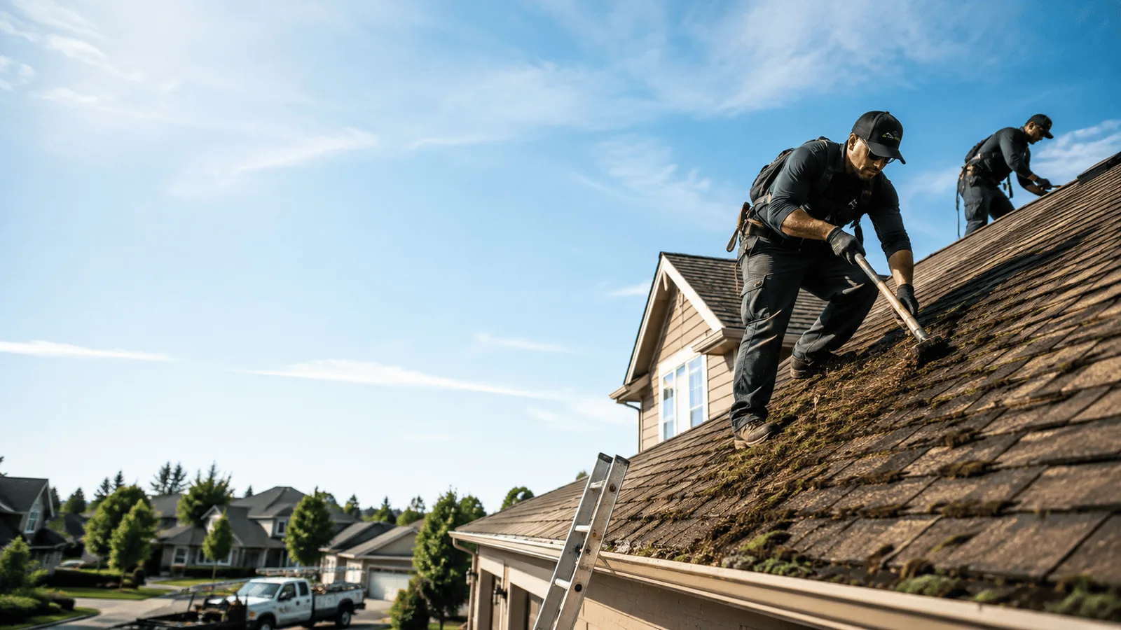 Roof Moss Removal in Sheridan, IN near me